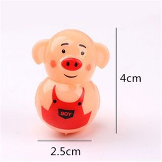 Set 3 con lật đật mini heo Piggy vui nhộn
