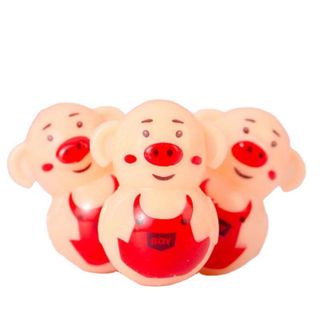 Set 3 con lật đật mini heo Piggy vui nhộn