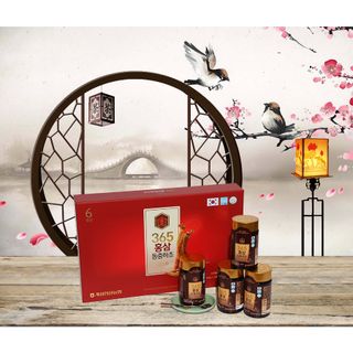 Cao Hồng Sâm Đông Trùng Hansusam 365 Hộp 4 lọ x 250g