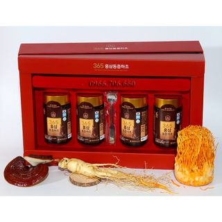 Cao Hồng Sâm Đông Trùng Hansusam 365 Hộp 4 lọ x 250g