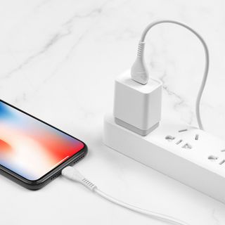 Cáp Sạc iPhone - Cáp Sạc Nhanh Lightning 2.4A - Dây Chống Gập Siêu Bền - Truyền Dữ Liệu Nhanh - Bảo Hành 6 tháng - DU01