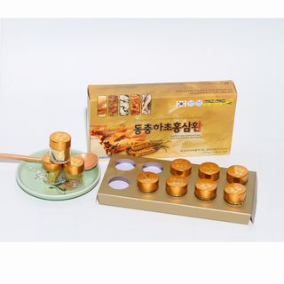 [QUÀ TẶNG SỨC KHỎE] Viên Hồng Sâm Đông Trùng Hạ Thảo Hộp 10 Viên Hàn Quốc