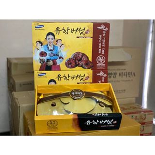 [QUÀ TẶNG CAO CẤP] Nấm Linh Chi Vàng Cô Gái Loại 1 Hàn Quốc hộp 1kg