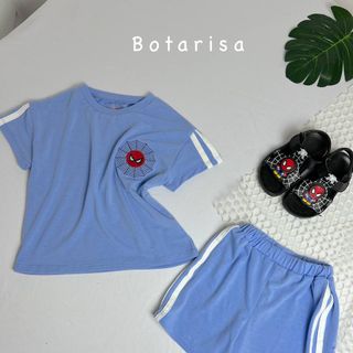 Áo trẻ em thêu hình người nhện nhãn hiệu Botarisa Made in Vietnam giá sỉ