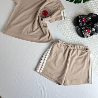 Áo trẻ em thêu hình người nhện nhãn hiệu Botarisa Made in Vietnam