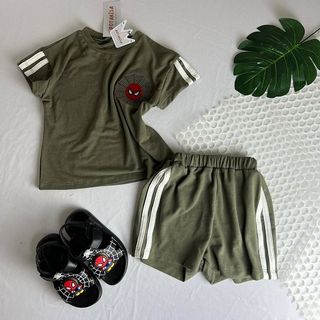 Áo trẻ em thêu hình người nhện nhãn hiệu Botarisa Made in Vietnam