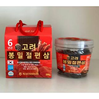 [CHÍNH HÃNG] Hồng Sâm Thái Lát Tẩm Mật Ong Hàn Quốc Hũ 200 gram