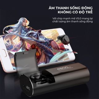 Tai nghe bluetooth gaming s11 không dây kèm sạc dự phòng flashback S11