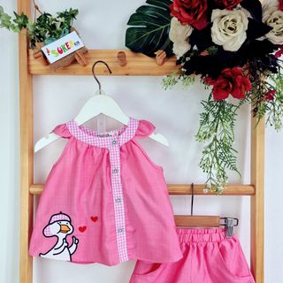 BỘ BÉ GÁI TƠ XƯỚC SUKEM KIDS SIZE ĐẠI 9-14