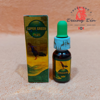 Super green plus (HEN XANH) Thuốc gà đặc trị gà đá - khò khè - xỗ mũi - sưng mặt , phân xấu , cảm cúm
