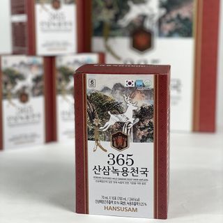 [QUÀ BIẾU] Nước Sâm Núi Nhung Hươu 365 hộp 60 gói x 70ml