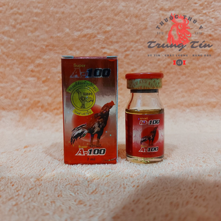 A100 - tan đòn dạng chích cho gà khi đá về - mau lành vết thương , tan máu bầm , nhanh hồi sức - 1 lọ / 7cc