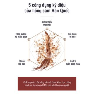 Nước Sâm Núi Hoàng Cung Hàn Quốc Hộp 30 gói x 10ml