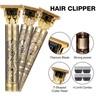 Tông Đơ Cắt Tóc Nam Không Dây - Cắt Tóc - Chấm Viền - Công Suất Lớn - Giảm Tiếng Ồn Hiệu Quả - Sử Dụng Sau Một Lần Sạc