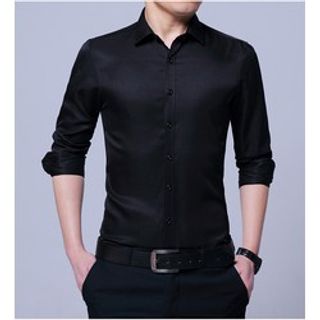 ÁO SƠ MI NAM TAY DÀI THỜI TRANG TRƠN NHIỀU MÀU CỰC TRUẤT - HÀNG XUẤT KHẨU