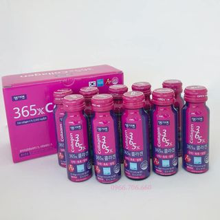 [MIỄN PHÍ SHIP] Nước Uống Collagen 365 X Dành Cho Phái Đẹp Hộp 10 chai x 50ml
