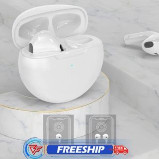 Tai nghe bluetooth - Tai nghe không dây Pro 6 TWS phiên bản cao cấp Có Mic Cho Mọi Dòng Điện Thoại - Chống Ồn - Bass Hay