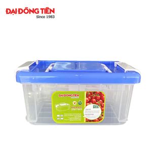 Hộp Nhựa 2 quai 1600ml trong Đại Đồng Tiến L01002-1