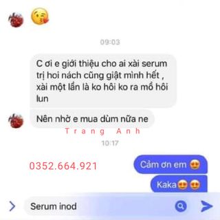 Serum trị hôi Inod Huyền Phi