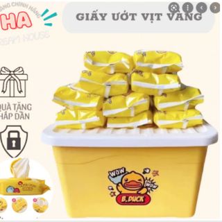COMBO 10 GÓI GIẤY ƯỚT CON VỊT VÀNG giá sỉ