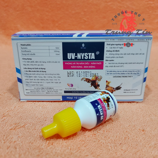 UV NYSTA - phòng và trị nấm diều , nấm phổi , nấm họng , đẹn miệng (lọ / 10ml)