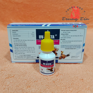 UV NYSTA - phòng và trị nấm diều , nấm phổi , nấm họng , đẹn miệng (lọ / 10ml)