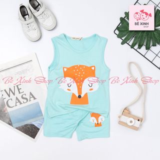 Đồ Bộ Hè Ba Lỗ Cho Bé Trai Bé Gái Đồ Bộ Ba Lỗ Thun Lạnh Cho Bé Trai Gái Trẻ Em Mùa Hè Ba Lỗ Mới