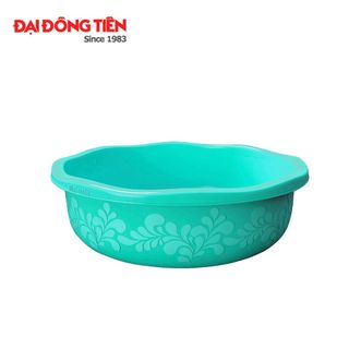 Thau Nhựa Cao Cấp Đại Đồng Tiến - Thau Vành Sóng 2600ml - 2T5
