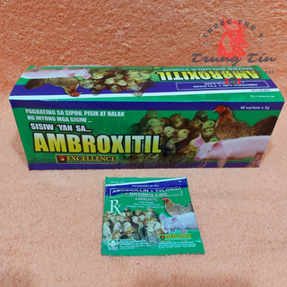 Thuốc gà đá Ambroxitil Philippines - úm gà con , phòng bệnh gà con (1 gói / 5g) giá sỉ