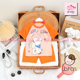 Đồ Bộ Hè Cộc Tay Quần Áo Cho Bé Trai Bé Gái Đồ Bộ Tay Ngắn Chất Thun Lạnh Cho Bé Trai Gái Cộc Mới