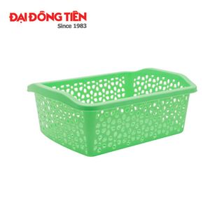 Rổ Nhựa Cao Cấp - Rổ Nhật Hoa Mai Đại Đồng Tiến J1524