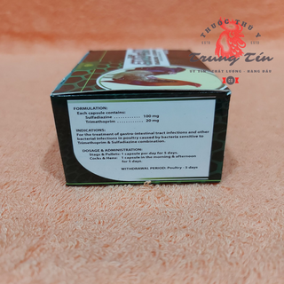 (1 vĩ / 10 viên) NF - ONE (thuốc gà đá đặc trị - phân xanh phân trắng - tiêu chảy , đường ruột)