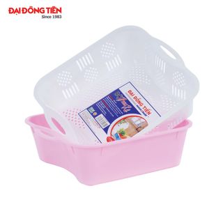 Bộ Thau Rổ Vuông Nhỏ Đại Đồng Tiến C1150-J1150