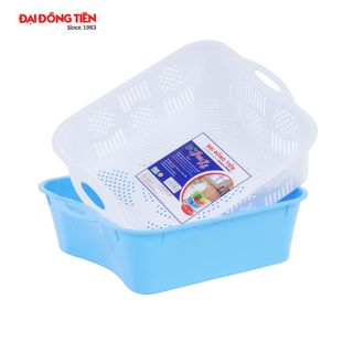 Bộ Thau Rổ Vuông Nhỏ Đại Đồng Tiến C1150-J1150