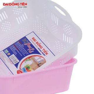 Bộ Thau Rổ Vuông Nhỏ Đại Đồng Tiến C1150-J1150