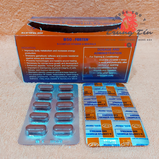 (1 vĩ / 10 viên) B50 / 2 FORTEN (thuốc bổ cho gà đá ) Cao cấp PHILIPPINES , thuốc gà đá