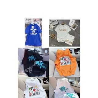 Áo phông cotton in hình thương hiệu cực xinh form giấu quần freesize giá sỉ