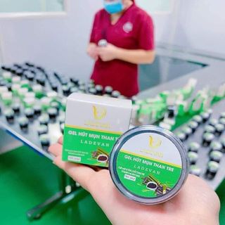 Gel lột mụn than tre hoạt tính,Gel hút mụn than tre Ladevan lột mụn đầu đen, lột mụn cám nhanh sạch giá sỉ