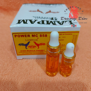 1 lọ nguyên 25ml - POWER MC 858 - thuốc gà đá tăng lực nhỏ uống trước đá 30 phút , TĂNG BO LỚN , SUNG HỪNG GÀ , gà đá lấu