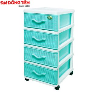 Tủ nhựa cao cấp -Tủ đan 4 ngăn Đại Đồng Tiến