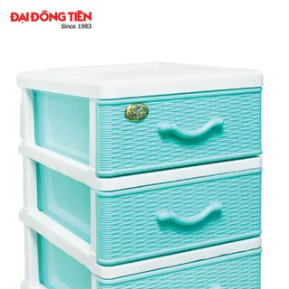 Tủ nhựa cao cấp -Tủ đan 4 ngăn Đại Đồng Tiến