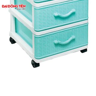 Tủ nhựa cao cấp -Tủ đan 4 ngăn Đại Đồng Tiến