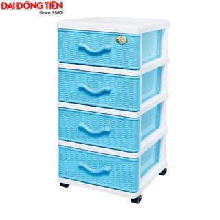 Tủ nhựa cao cấp -Tủ đan 4 ngăn Đại Đồng Tiến