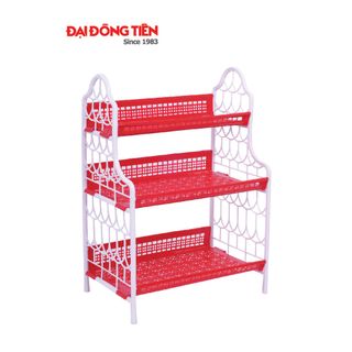 Kệ Chén 3 Tầng Đồng Tiền - N173