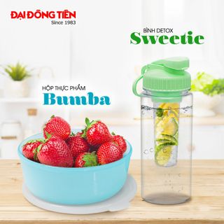 Bình Nước Detox Sweetie 600ml Đại Đồng Tiến - L1647