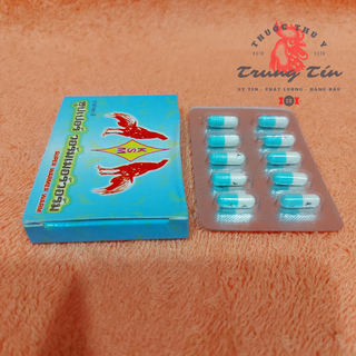 Super Warmer Warm - thuốc gà đá - xổ giun - cao cấp THÁI LAN ( 1 hộp / 10 viên )