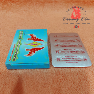 Super Warmer Warm - thuốc gà đá - xổ giun - cao cấp THÁI LAN ( 1 hộp / 10 viên )