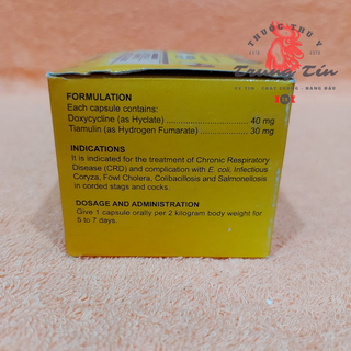 1 Vĩ / 10 viên - Vetracin Gold - (Đặc trị khò khè , hen , xổ mũi , sưng phù mặt) cao cấp philippines , thuoc ga , thuoc nuoi ga