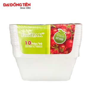 10 hộp nhựa siêu mỏng có nắp Đại Đồng Tiến L011201-4