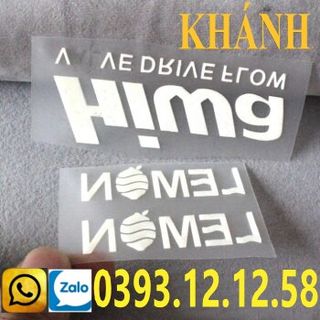 Nhãn ép nhiệt quần áo cao cấp